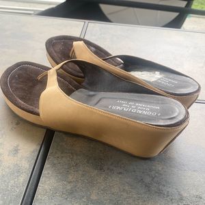 Donald J. Pliner Guenna Thong Leather Slip on Sandals 11